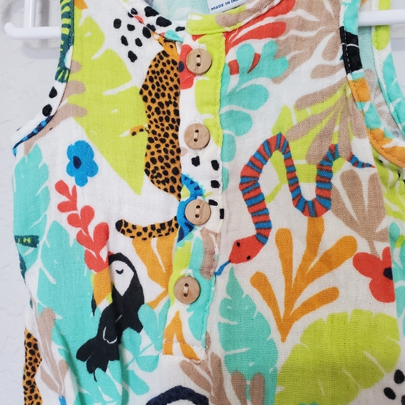 Old Navy Colorful Safari Baby Romper Size 3-6 Months - Picture 7 of 10